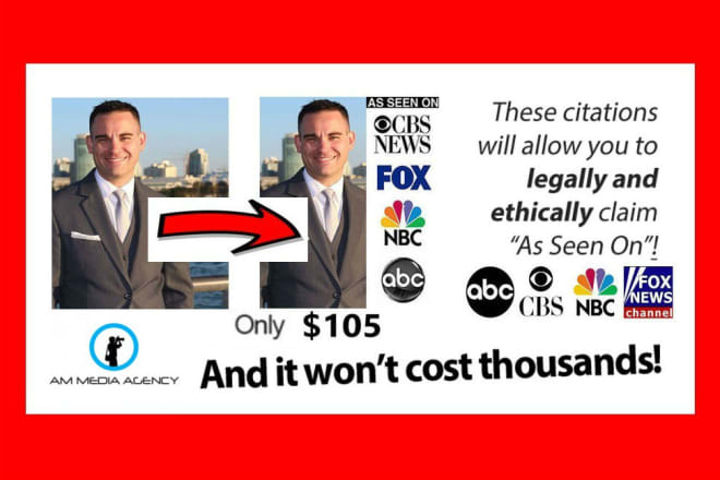 I will offer authority media citations service abc cbs fox nbc