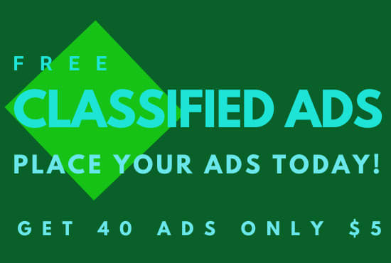 I will post classified ads manually the USA