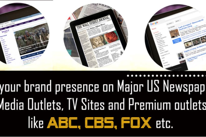 I will post your press release to nbc, cbs, fox and 200 news websites