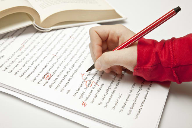 I will proofread and editing your sample