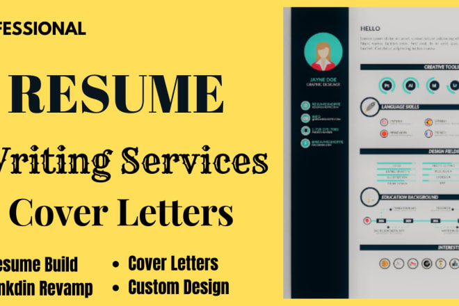 I will provide best resume CV writing services and cover letters