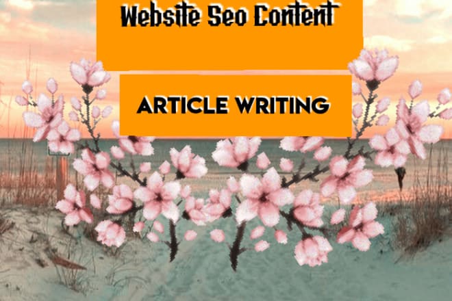 I will provide SEO optimized content for your website free of plagiarism