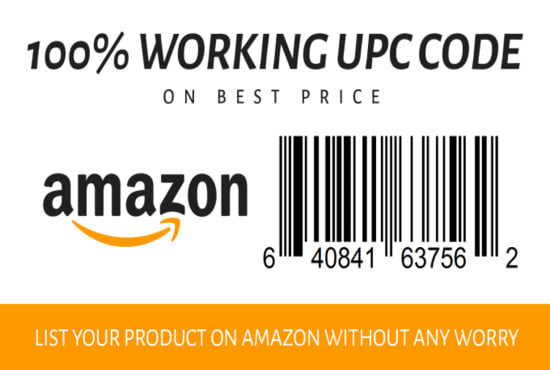 I will provide you certified upc, asin, ean, for ebay amazon