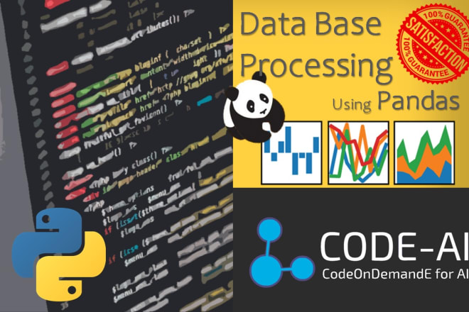 I will python program for data processing and reports with pandas
