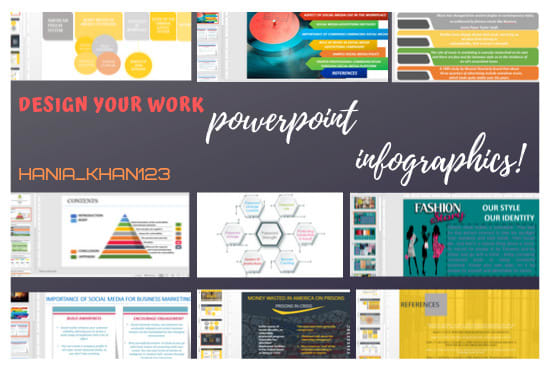 I will research,design,convert your work into powerpoint ppt