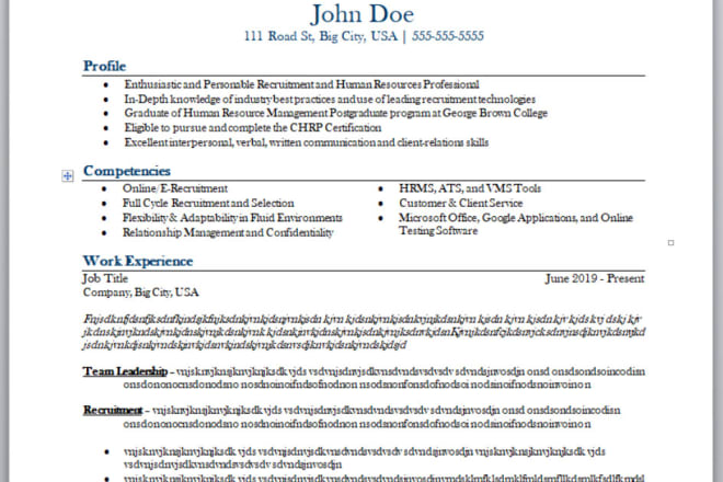 I will review and edit your resume to ensure a professional look and accurate grammar