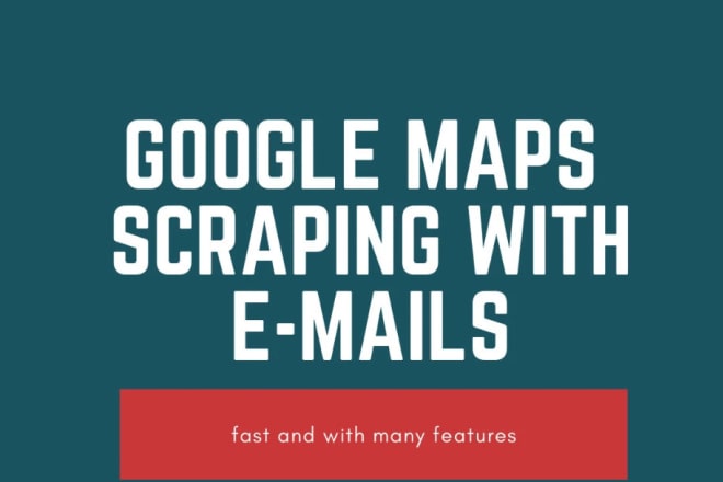 I will scrape google business leads with email