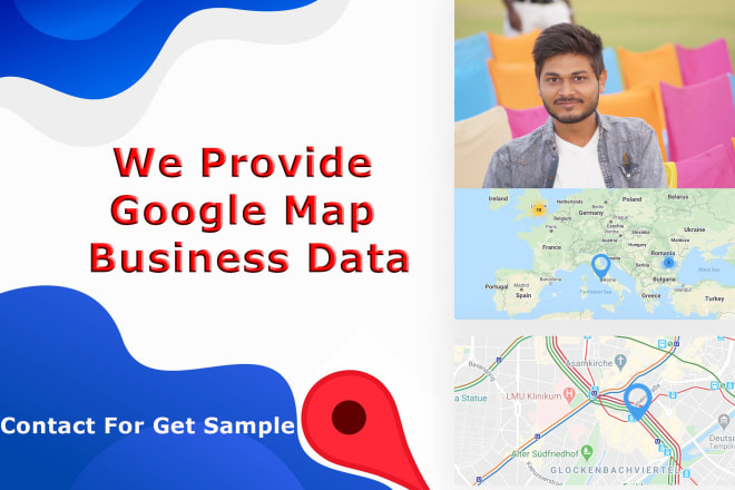 I will scrape google map business data with emails