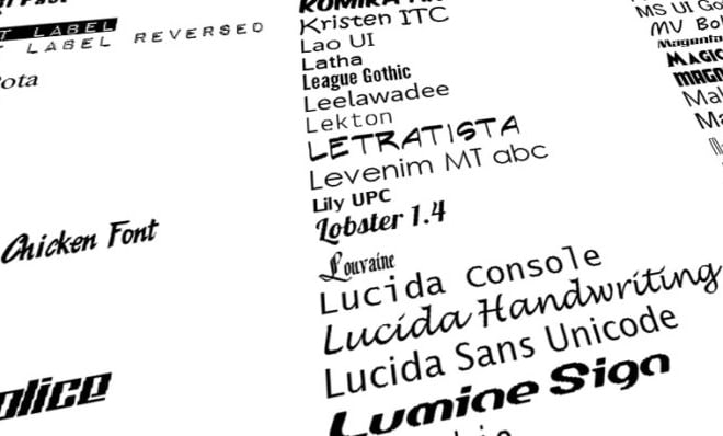 I will send you over 8,000 best fonts for windows and mac