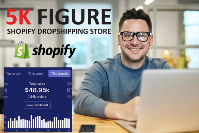 I will setup 5k figure shopify dropshipping store