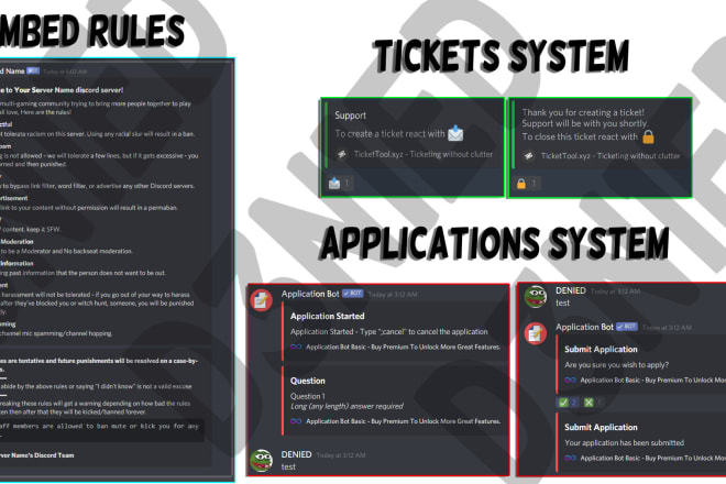 I will setup you a discord server in less then 24 hours