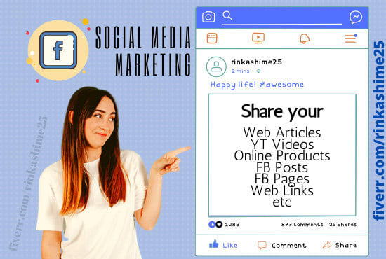 I will share your content to multiple facebook pages