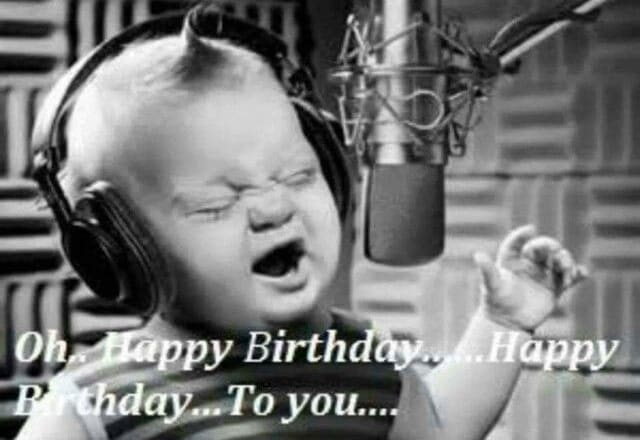 I will singing happy birthday telegram