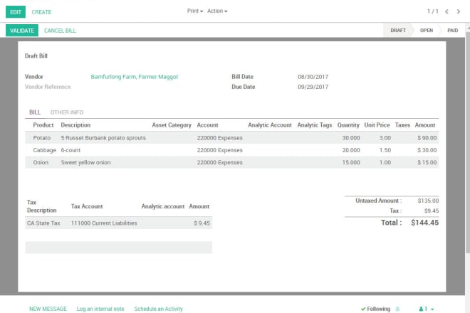 I will train you on odoo accounting, in eng, spa and french