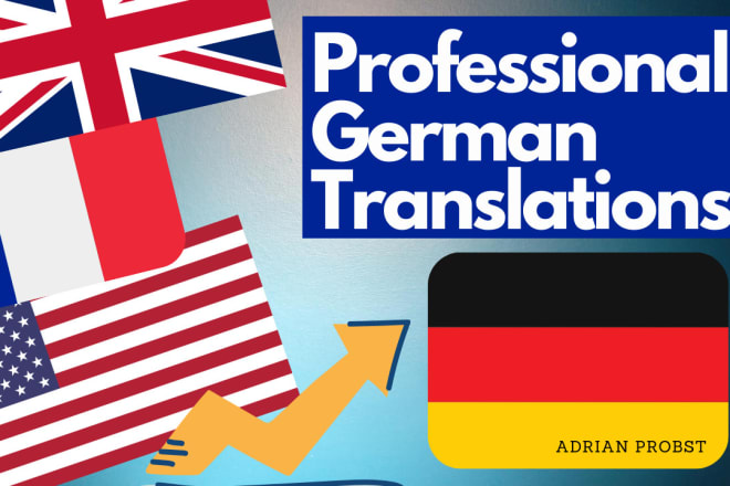I will translate any IT related texts into german