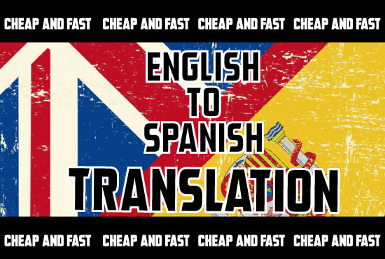 I will translate any text from english to spanish