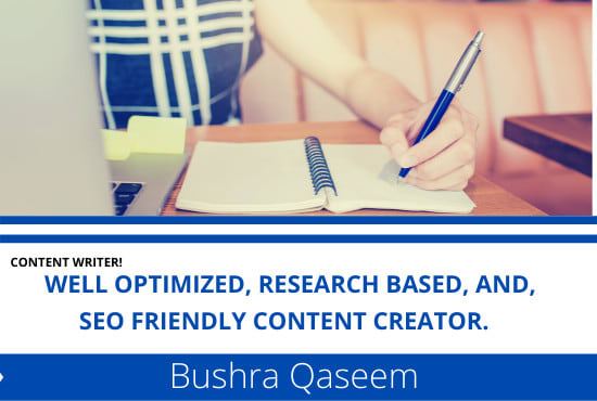 I will write creative content and re write article