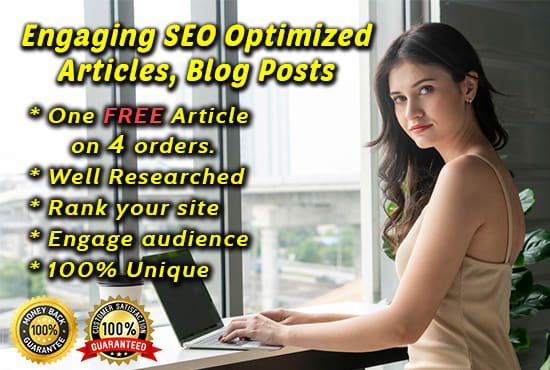 I will write engaging SEO friendly article content writing blog post rewrite writers
