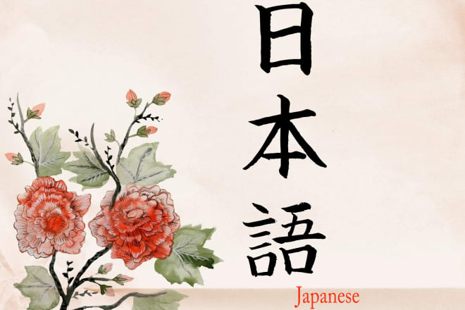 I will write english words using japanese calligraphy