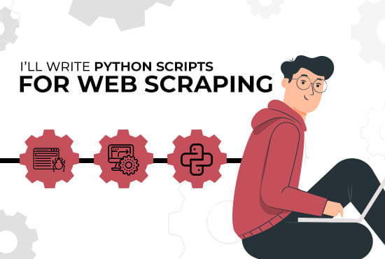 I will write python script for web scraping or automation