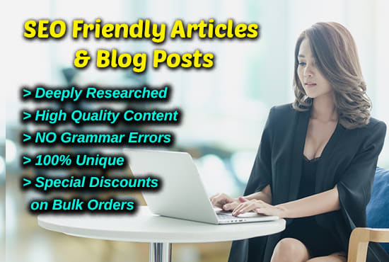 I will write unique SEO friendly article blog post rewrite content writing writers