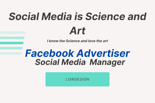 I will your freelancer and social media manager