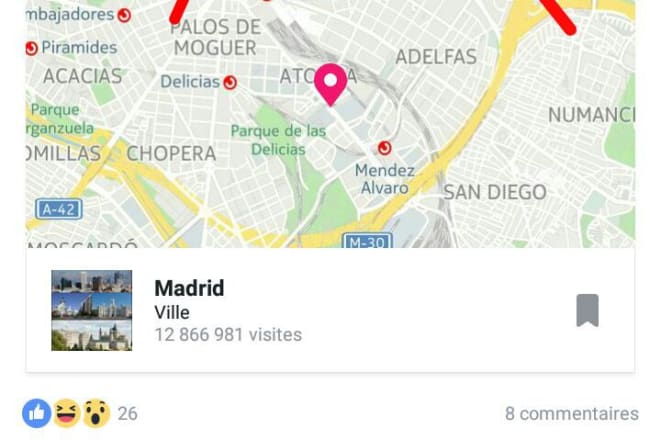 I will add anywhere place in the world in your facebook