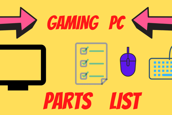 I will build a pc parts list professionally for you