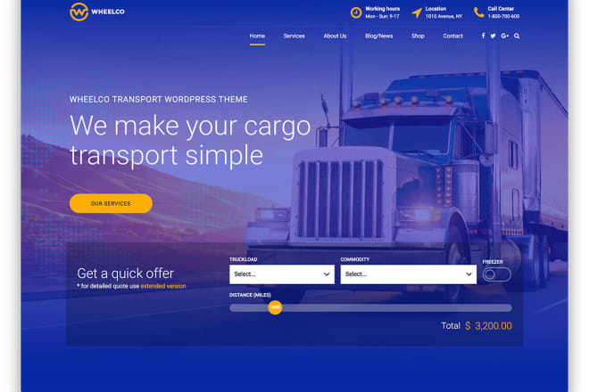 I will build a transport and logistics website with real time quoting system