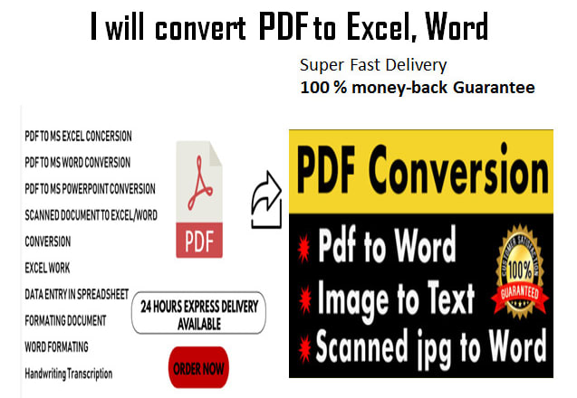 I will change PDF to excel data collection