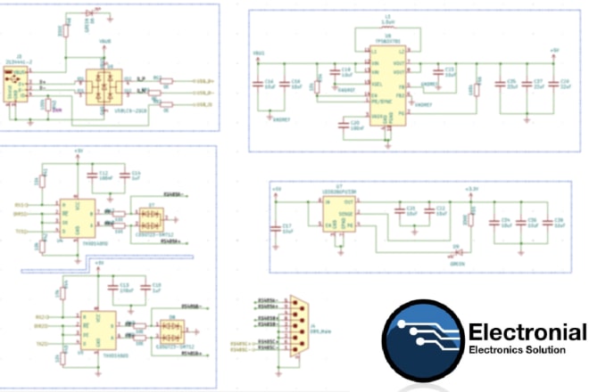 I will convert any image into pcb schematic design