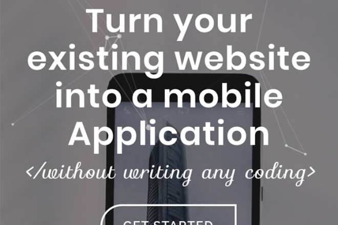 I will convert your current website into android app