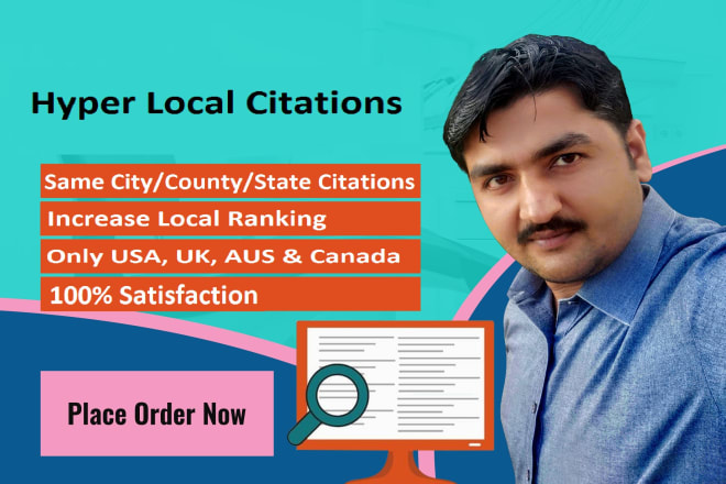 I will create 10 hyper local citations for local SEO