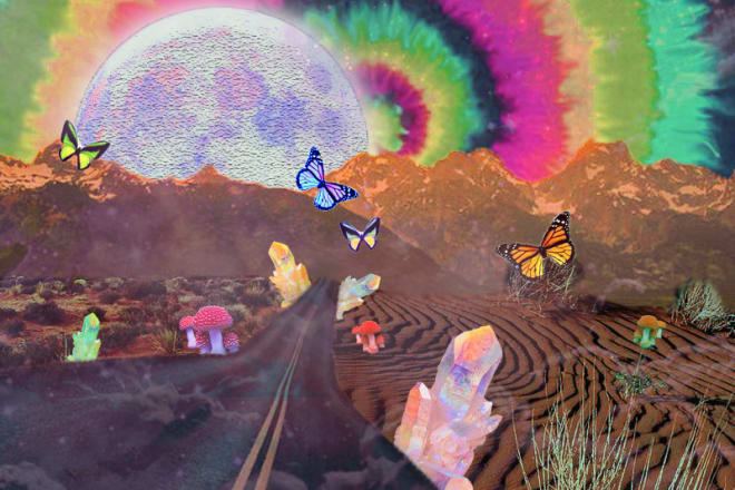 I will create a psychedelic edit for you