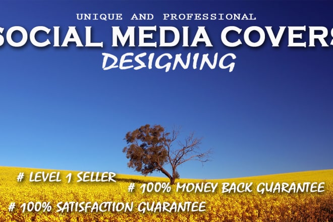 I will create amazing facebook twitter youtube covers