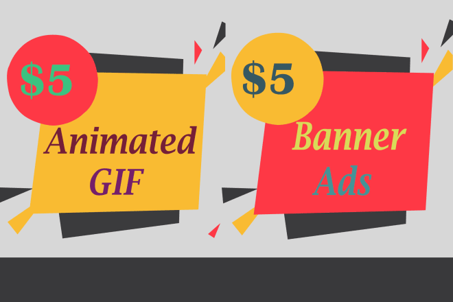 I will create amazing professional GIF banner ads