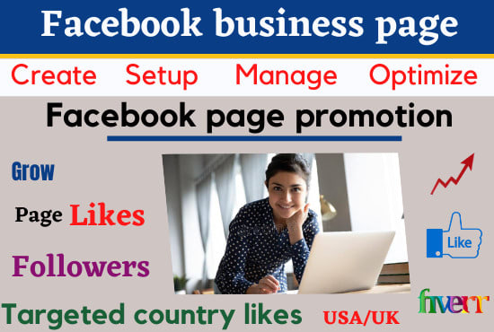 I will create and design facebook business page