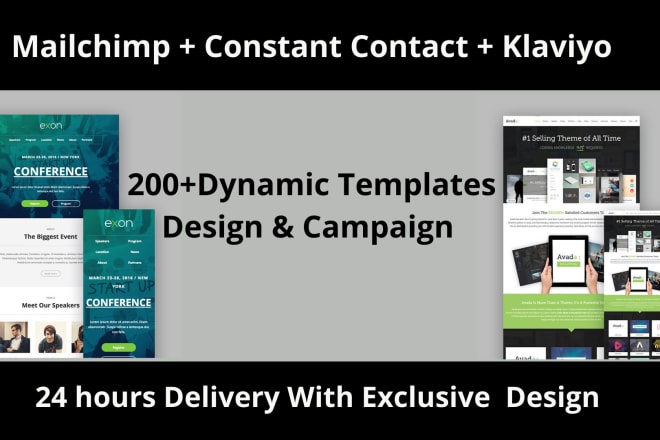 I will create attractive email template with collect lead