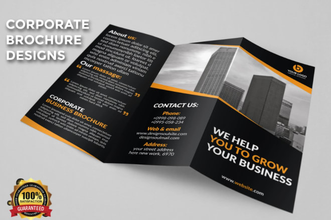 I will create brochure template design, flyer design