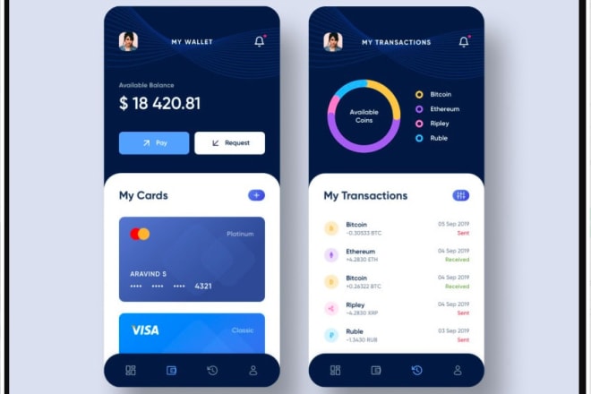 I will create crypto wallet app,erc20 wallet,ethereum wallet app,bitcoin