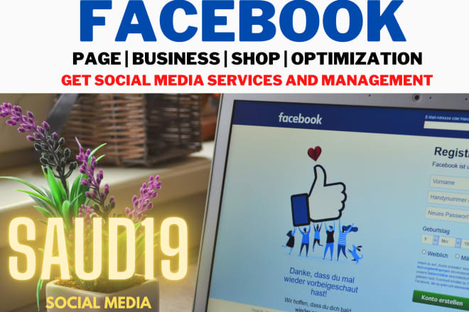 I will create facebook pages, covers, business profiles and shops
