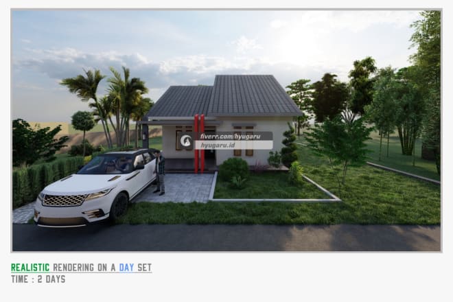 I will create photorealistic rendering from your 3d sketchup model