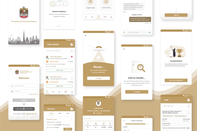 I will create stunning uiux and prototyping for mobile app