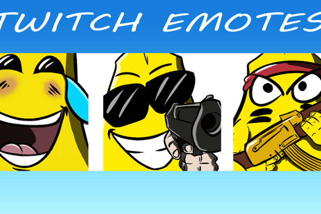I will create unique emotes for twitch and discord etc