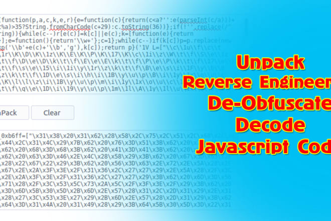 I will decode encoded javascript code
