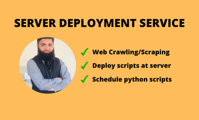 I will deploy python web scraping scripts