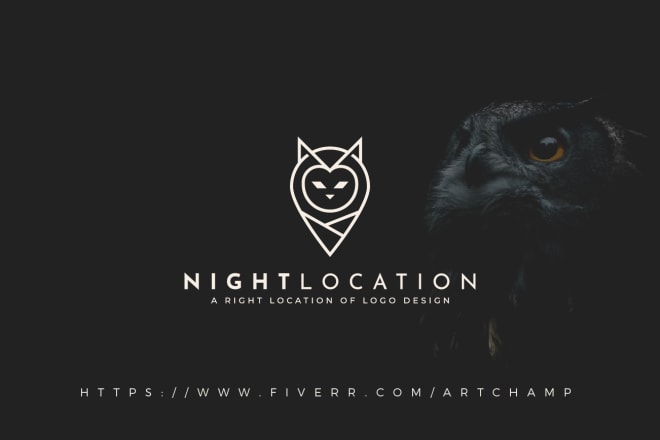 I will design 2 modern flat minimalist logo