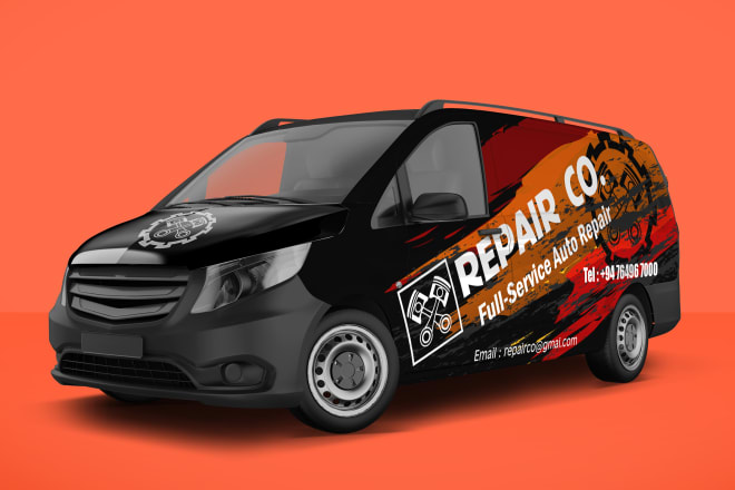 I will design a car wrap, van wrap, truck wrap and vehicle wrap