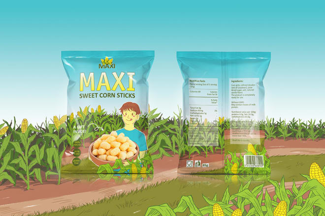 I will design a nice packaging for your product