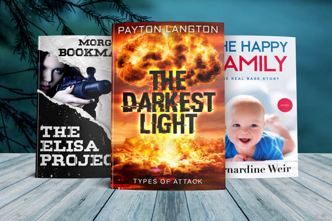 I will design an eye catching book cover, ebook cover or kindle